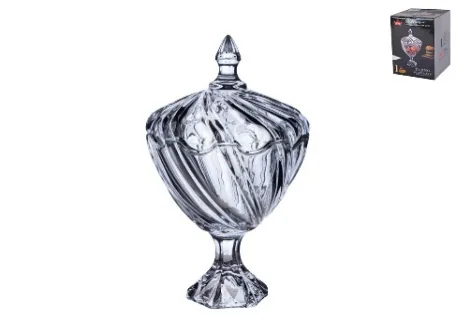 Цукерниця на ніжці з кришкою, 23×15 см