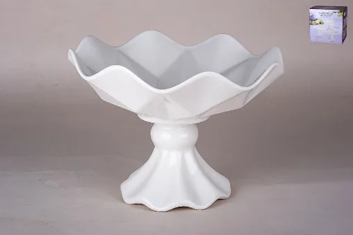 Блюдо на ніжці, 25,5×25,5×18 см