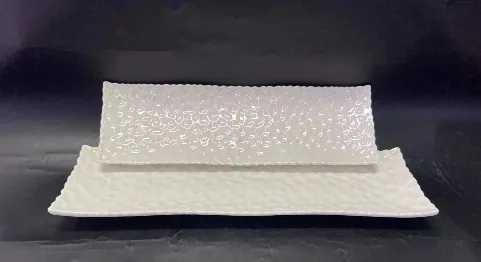 Блюдо керамічне рельєфне, 30,5×8,5 см