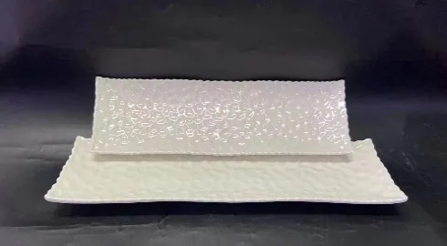 Блюдо керамічне рельєфне, 30×9 см