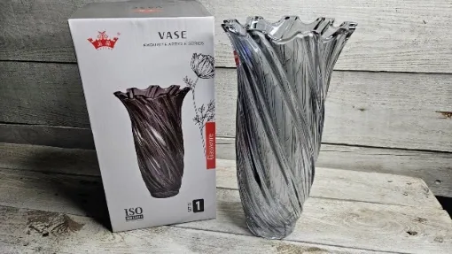 Ваза скляна, 30×15×7,5 см